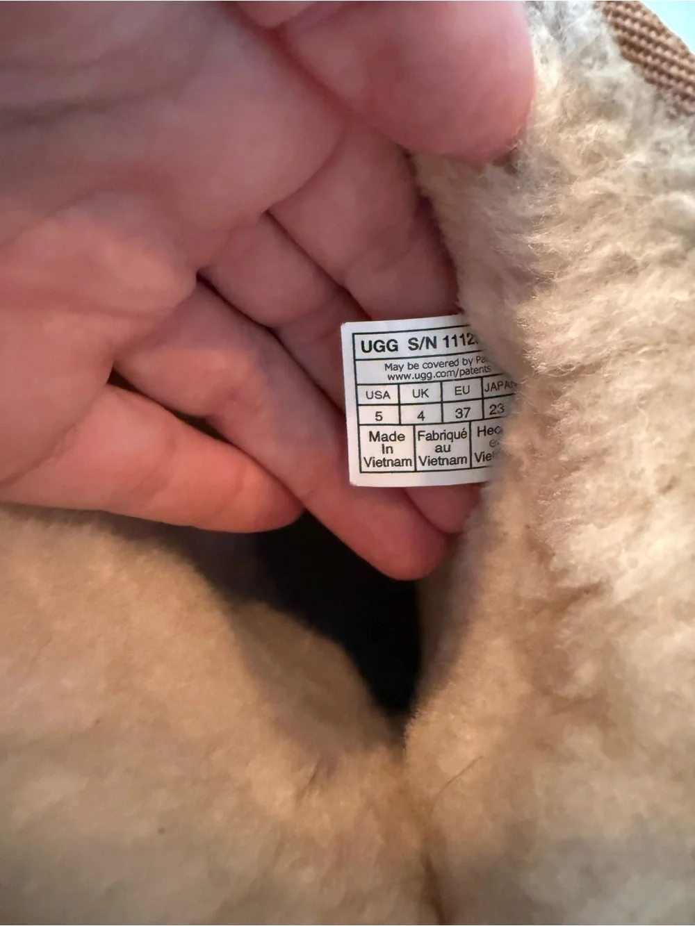 UGG size